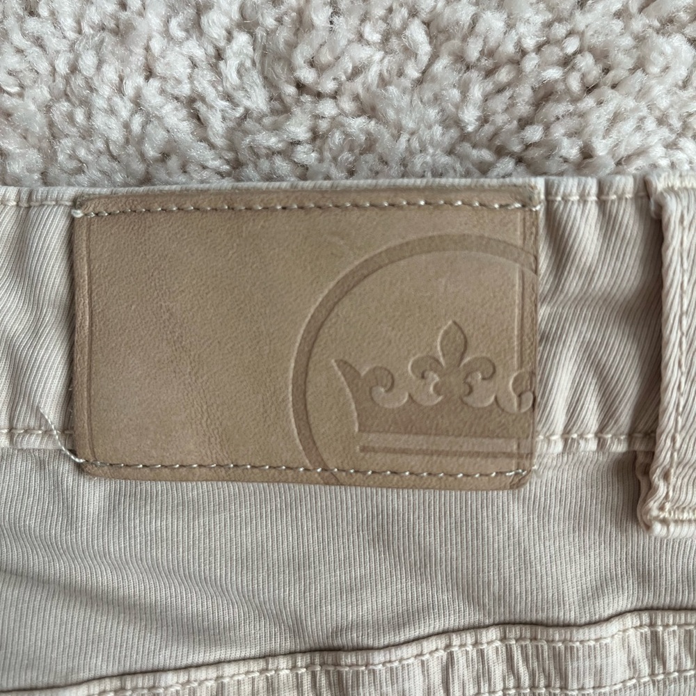 Peter Millar Tan Chinos with Embossed Logo